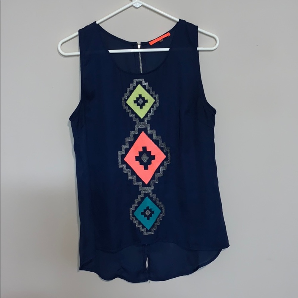 Lulumari Geometric Print Tank Top